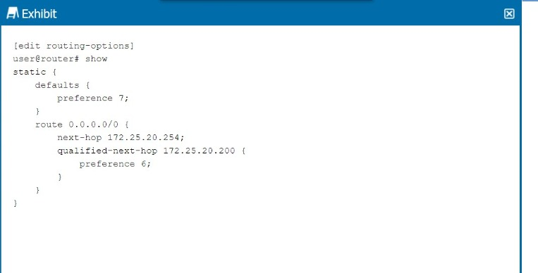 JN0-280 Exam Question 1 Exhibit 1